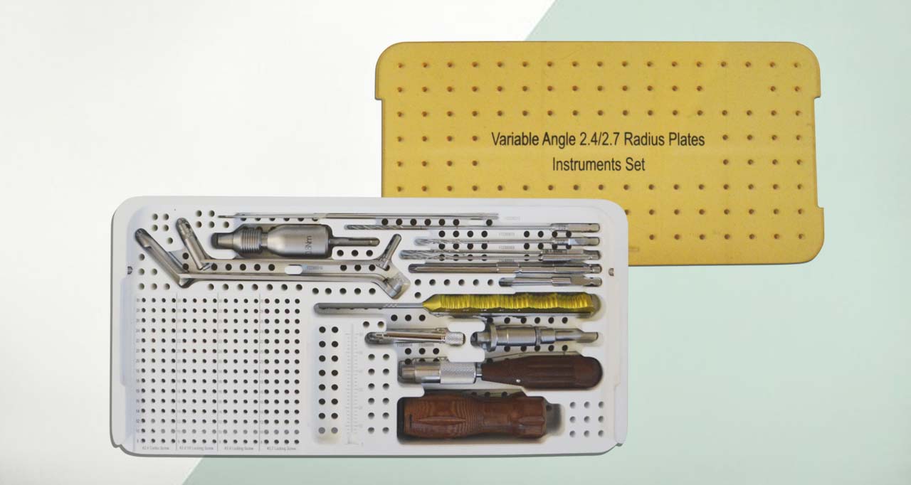 Variable Angle Radius Plates Instrument Set